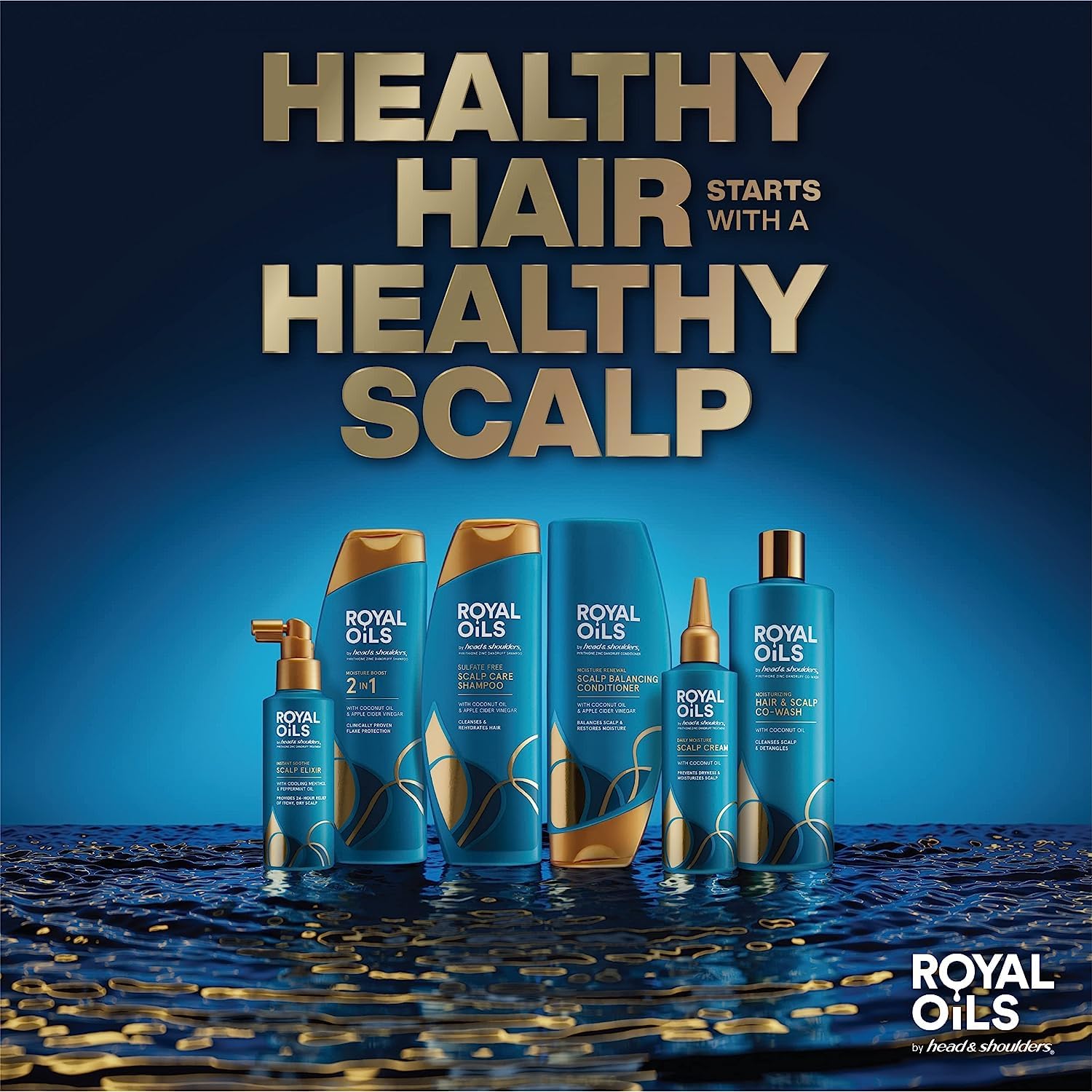 Head & Shoulders botella 12.8 fl oz para comparar tamaño y duración del producto