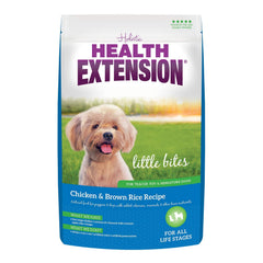 Health Extension paquete delantero mostrando marca y receta, ayuda a identificar producto