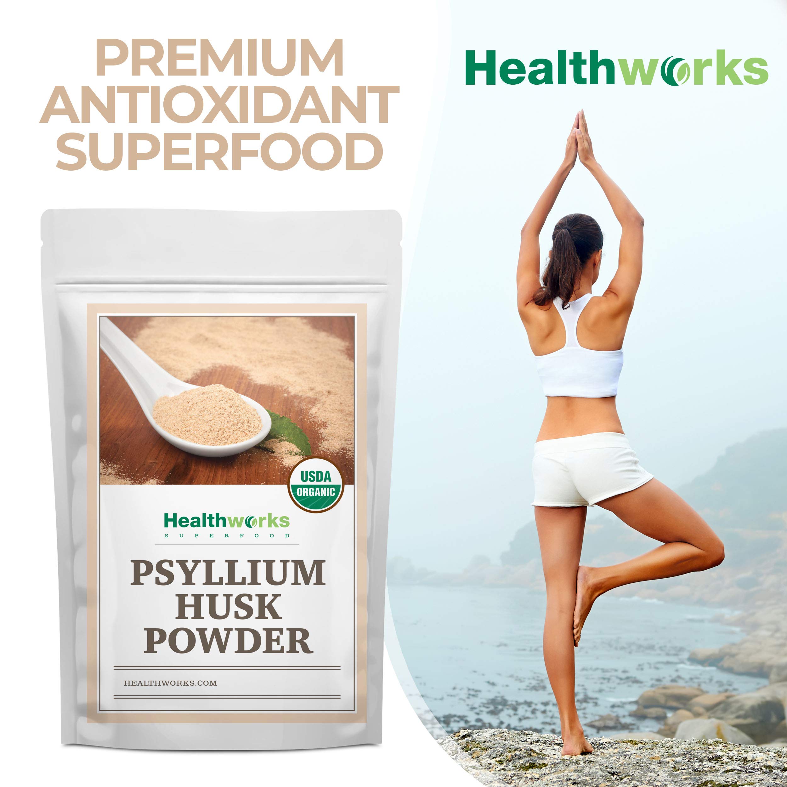 Healthworks Superfoods polvo usado en masa de pan keto para mejor estructura y humedad