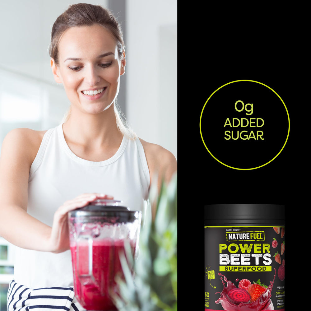 Healthy Delights etiqueta nutricional con información de ingredientes clave
