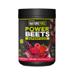 Healthy Delights envase frontal mostrando 60 servicios y sabor Mixed Berry