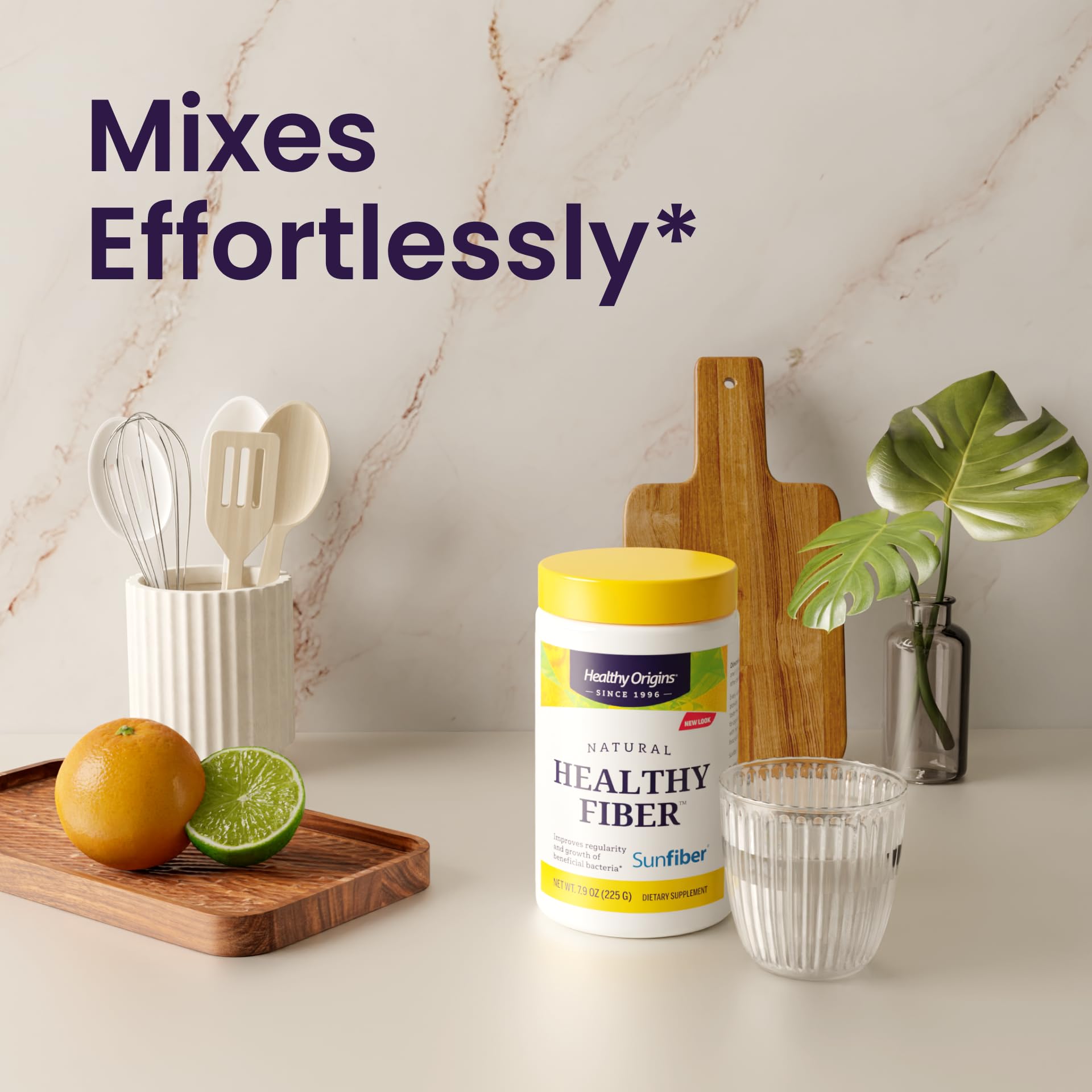 Healthy Origins batido con fibra incorporada demostrando versatilidad en bebidas