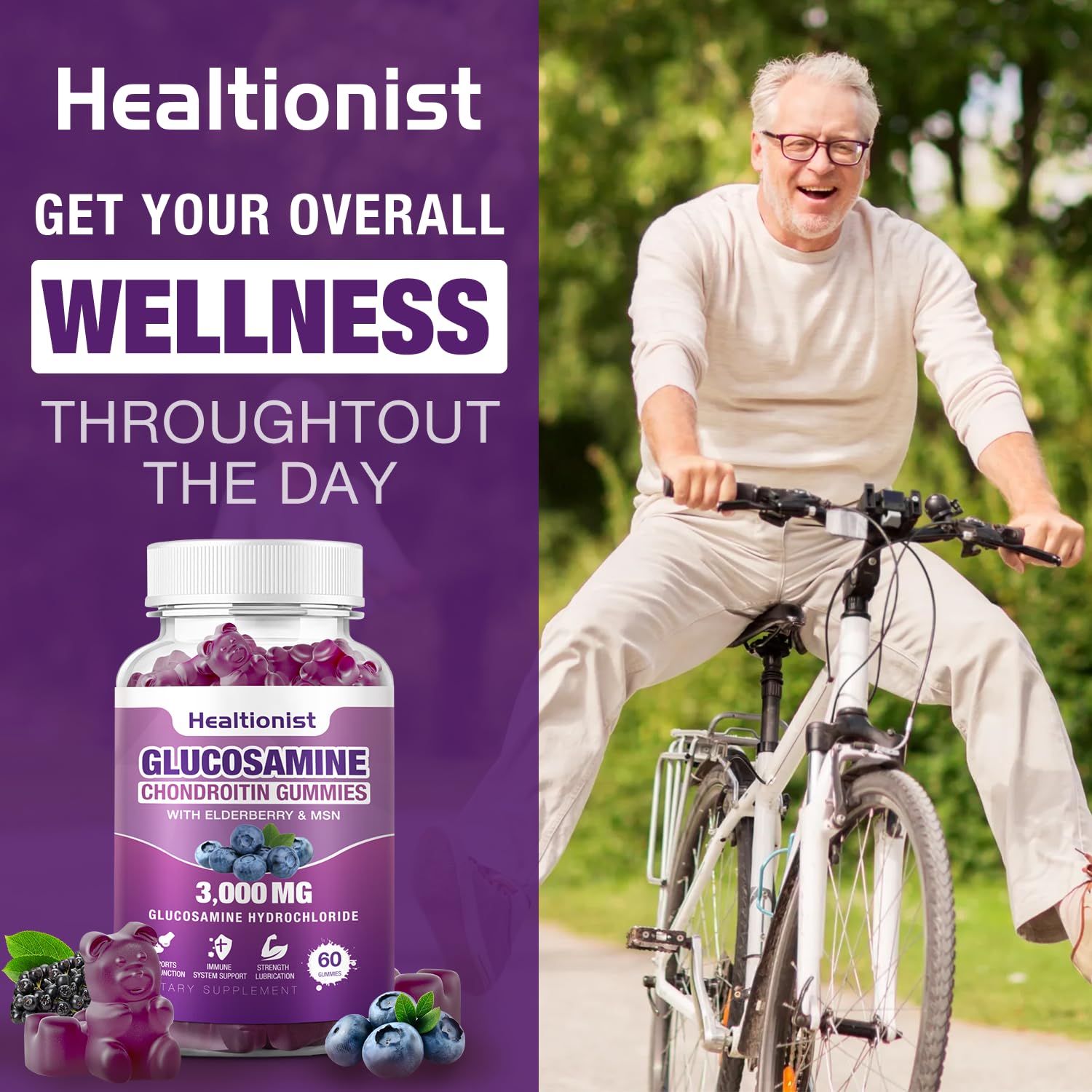 Healtionist gomitas sobre mesa de desayuno integradas en rutina diaria