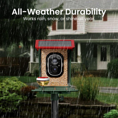HEAPETS in rain demonstrating weatherproof durability benefit