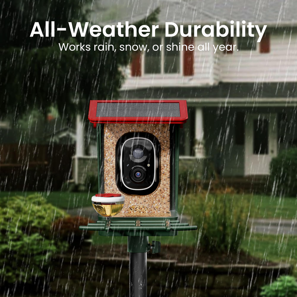 HEAPETS in rain demonstrating weatherproof durability benefit