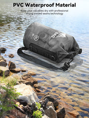 HEETA close-up seam and thick PVC base detail showing durability benefit