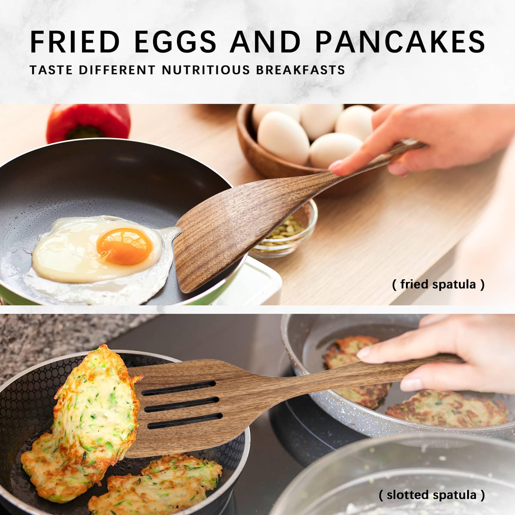 Hefild utensil set stored in kitchen crock adding warm aesthetic and easy access