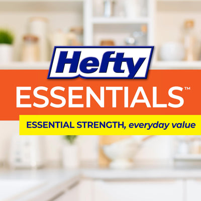 Hefty bolsa en lavandería lifestyle organiza desechos y pelusas