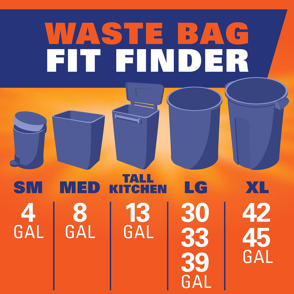 Hefty compact storage rolls on shelf showing long-lasting supply