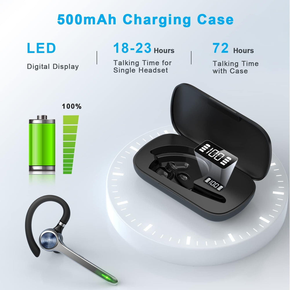 HEIBAS charging case digital display showing remaining power clearly