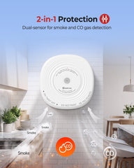 HEIMAN primer plano del sensor doble haz destacando detección precisa