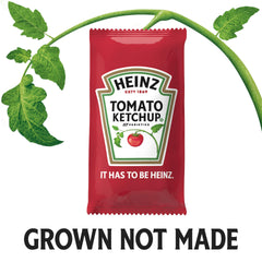 HEINZ caja abierta con 200 sobres lista para servicio