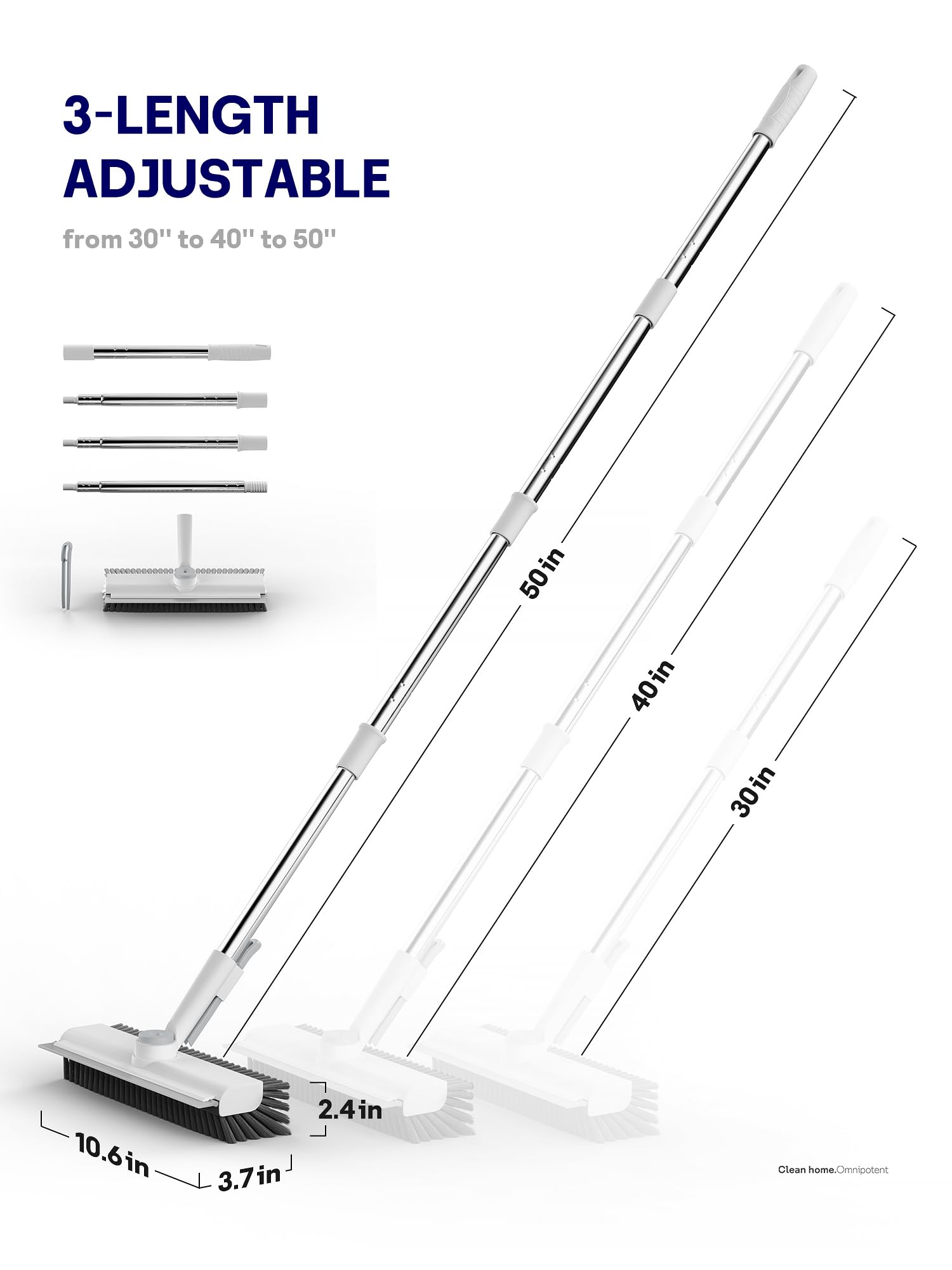 HelpX escala de tamaño junto a una mano para mostrar longitud y control