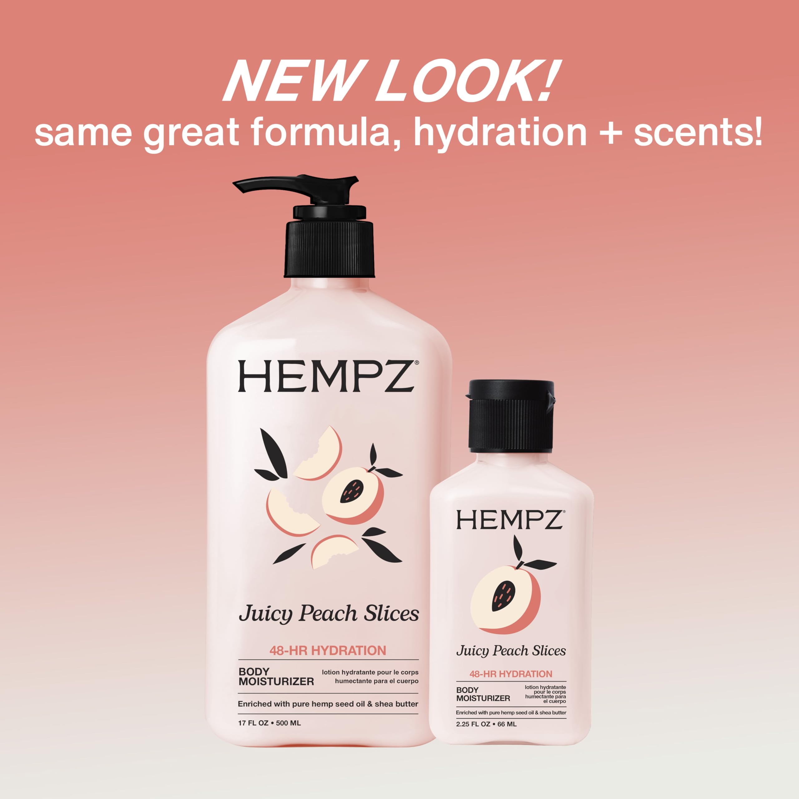 Hempz textura cremosa en primer plano para absorción rápida