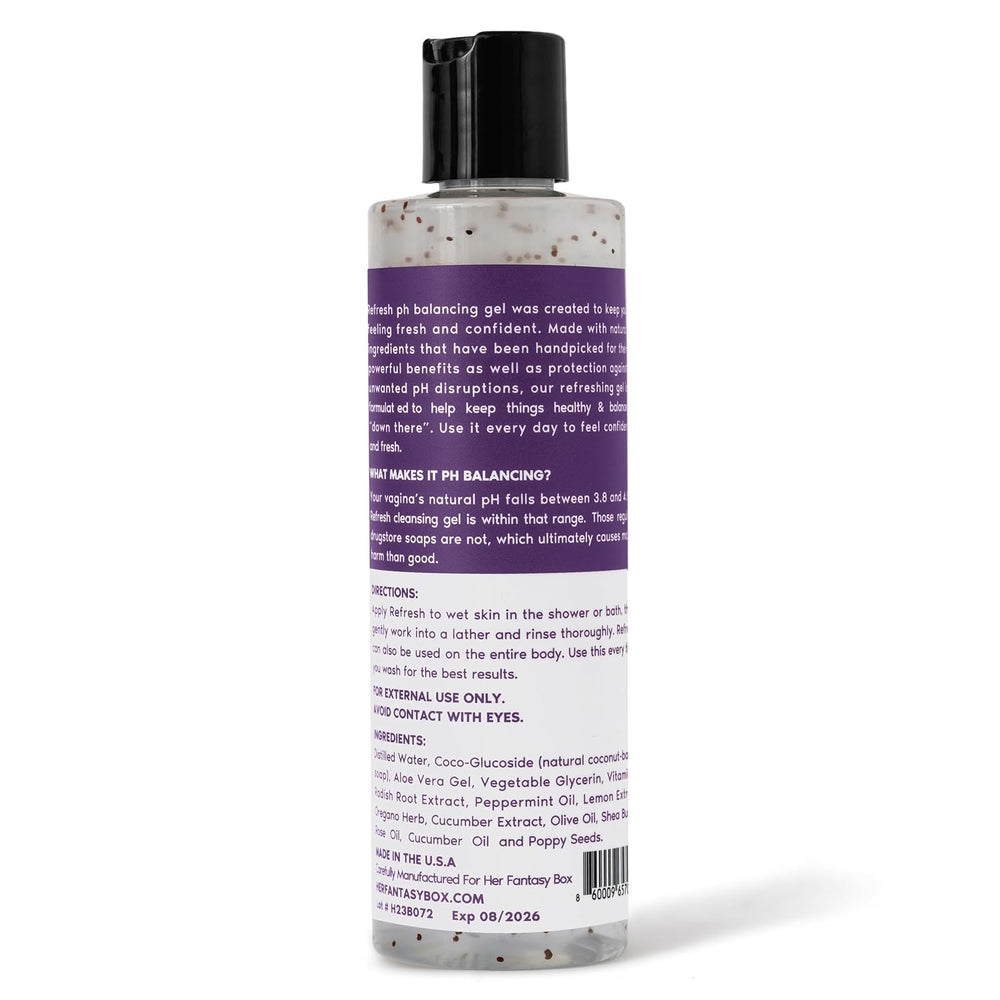 Her Fantasy Box textura cremosa del gel que indica suavidad y fácil aplicación