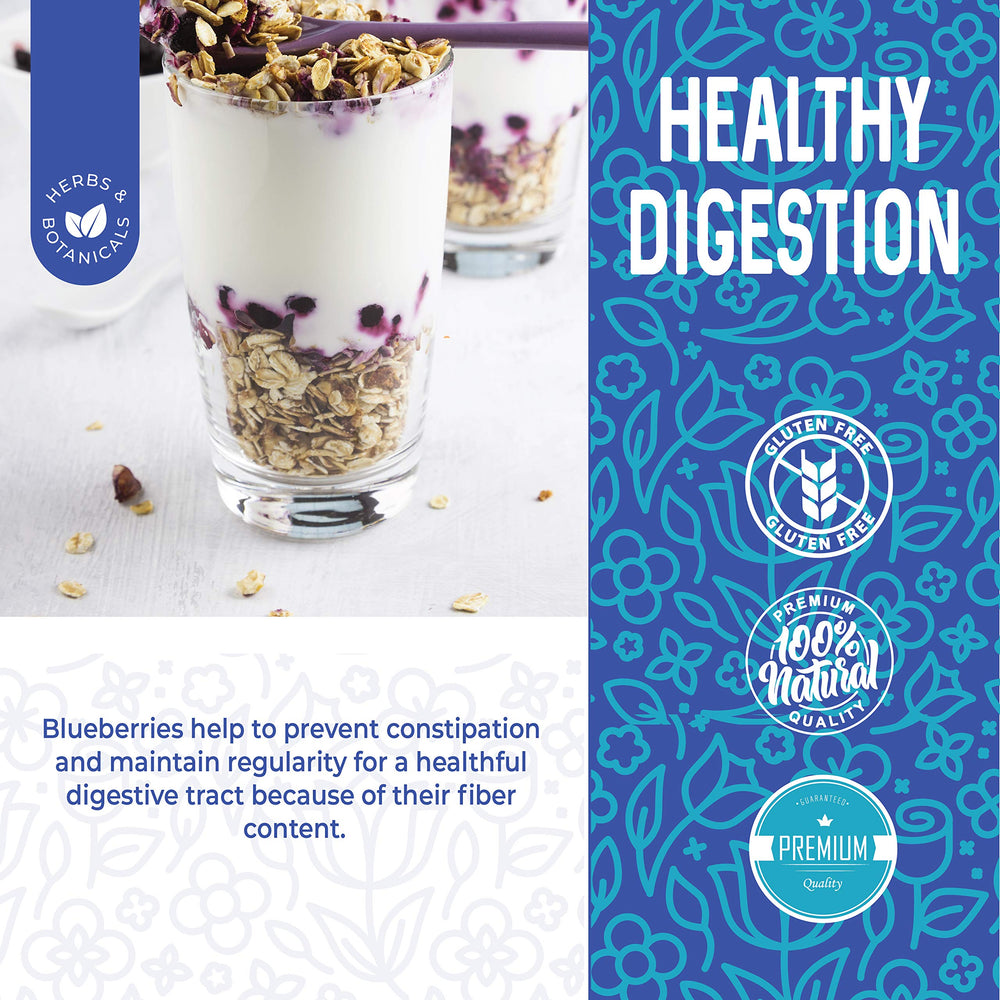 Herbaila mesa de desayuno con cereal y arándanos para inspiración de consumo