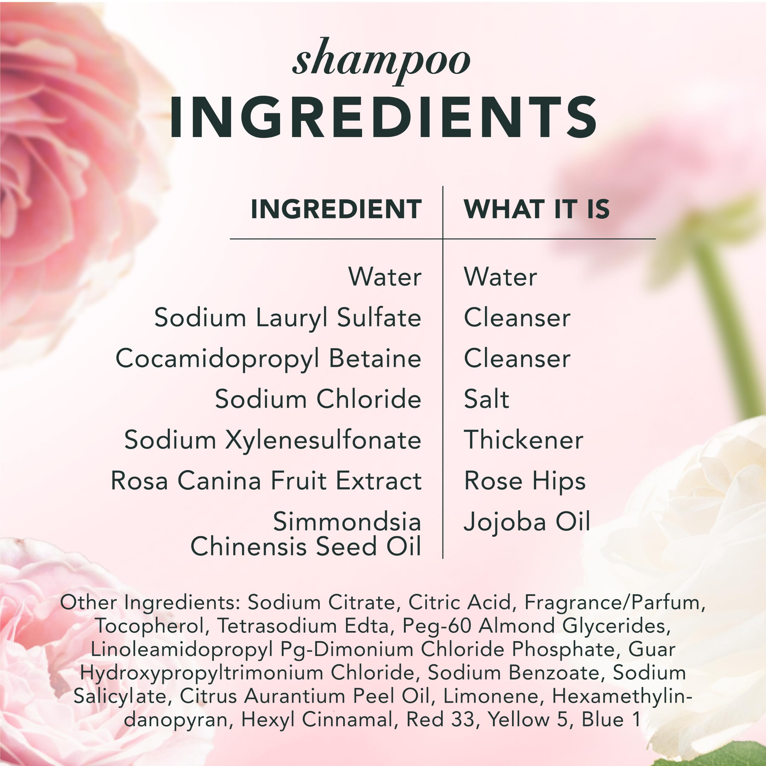 Herbal Essences primer plano del acondicionador para brillo inmediato