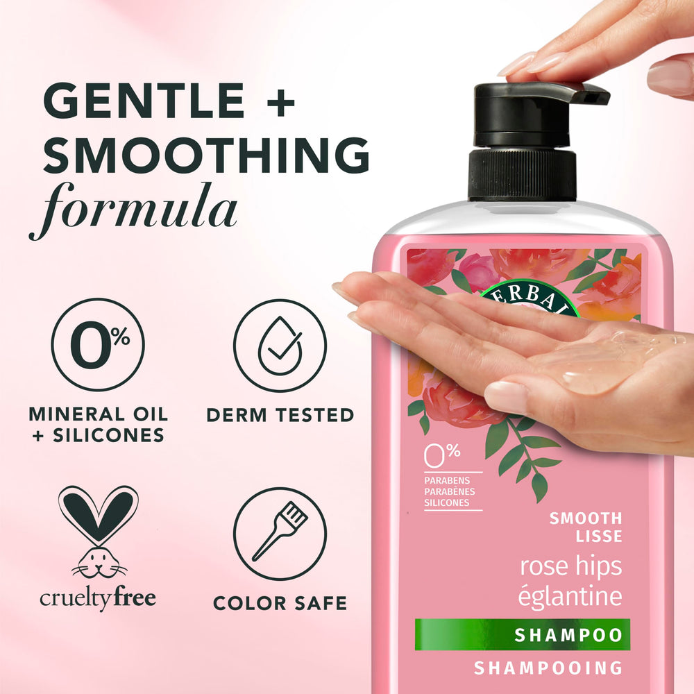Herbal Essences comparación de tamaño 29.2 oz para referencia práctica