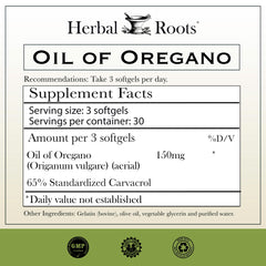 Herbal Roots primer plano de cápsula blanda, textura clara y fácil de tragar