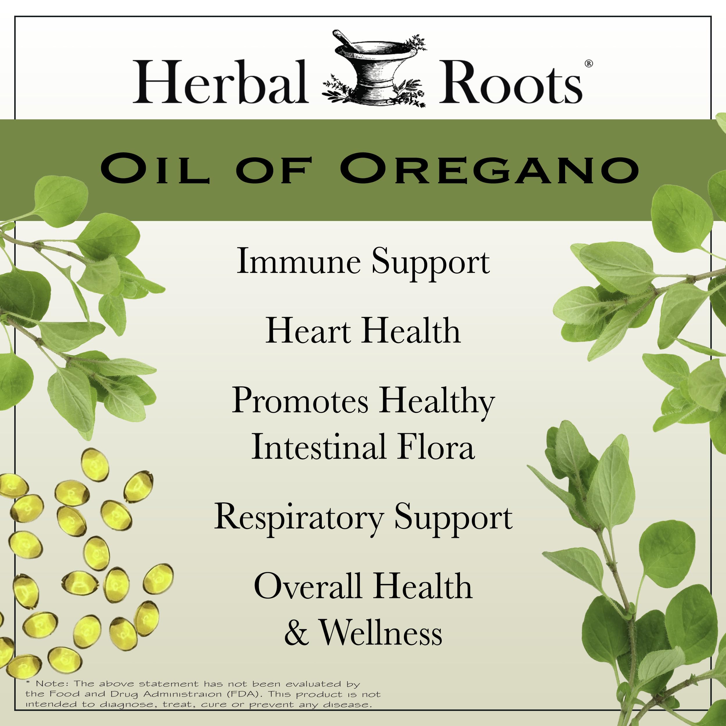Herbal Roots cápsulas en mano, conveniencia para llevar y tomar