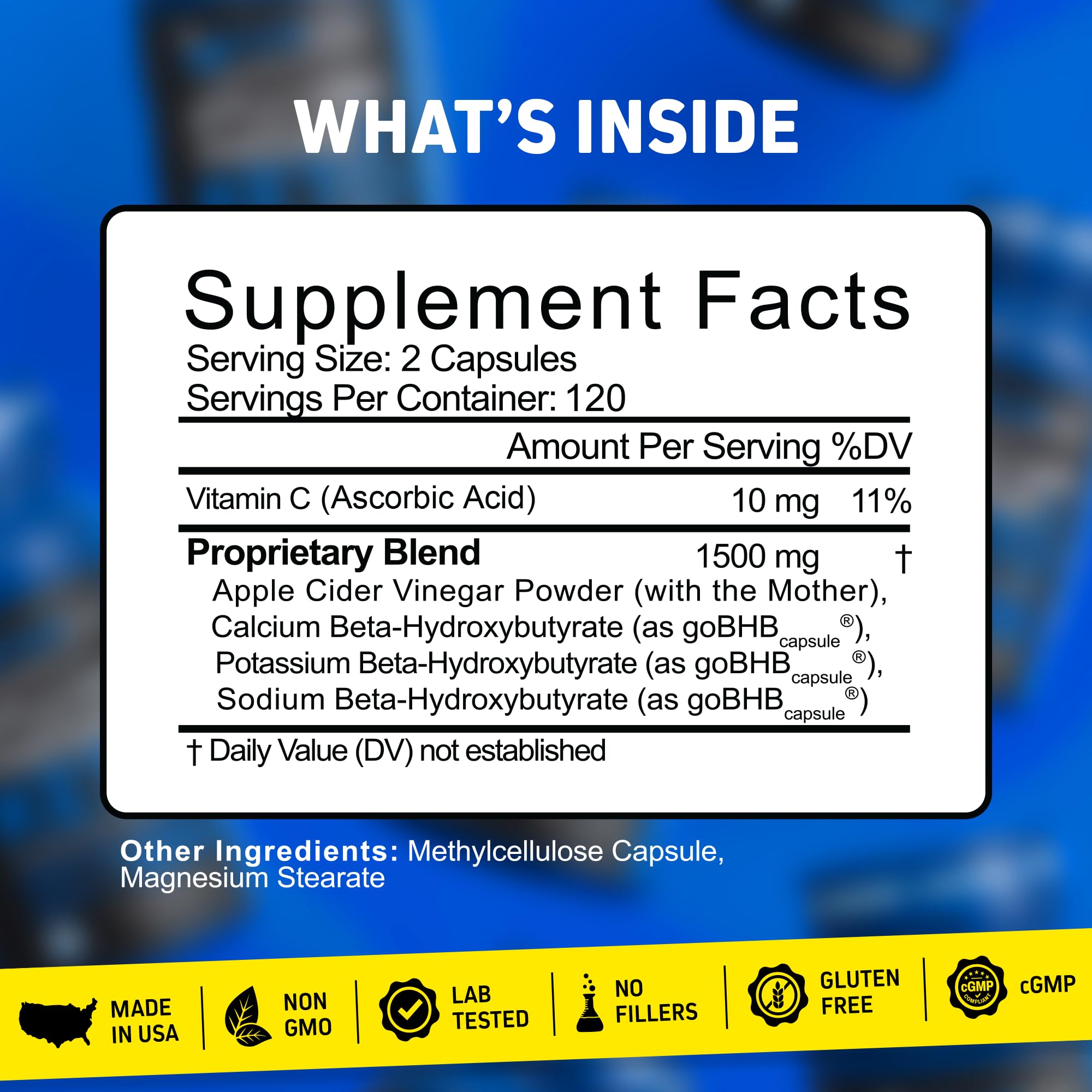 Herbtonics next to a coin for serving size comparison and visualizing four‑month supply benefit