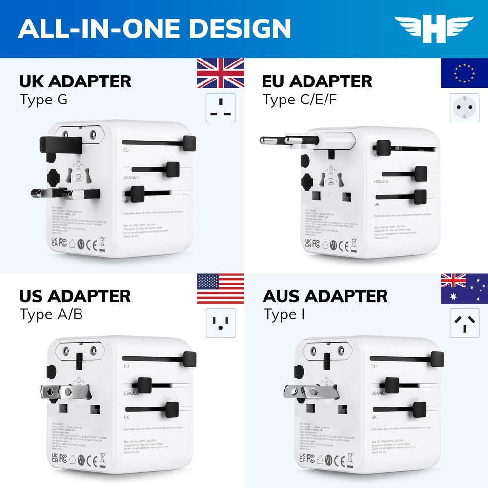 Hero adaptador en mano mostrando tamaño ligero y portátil