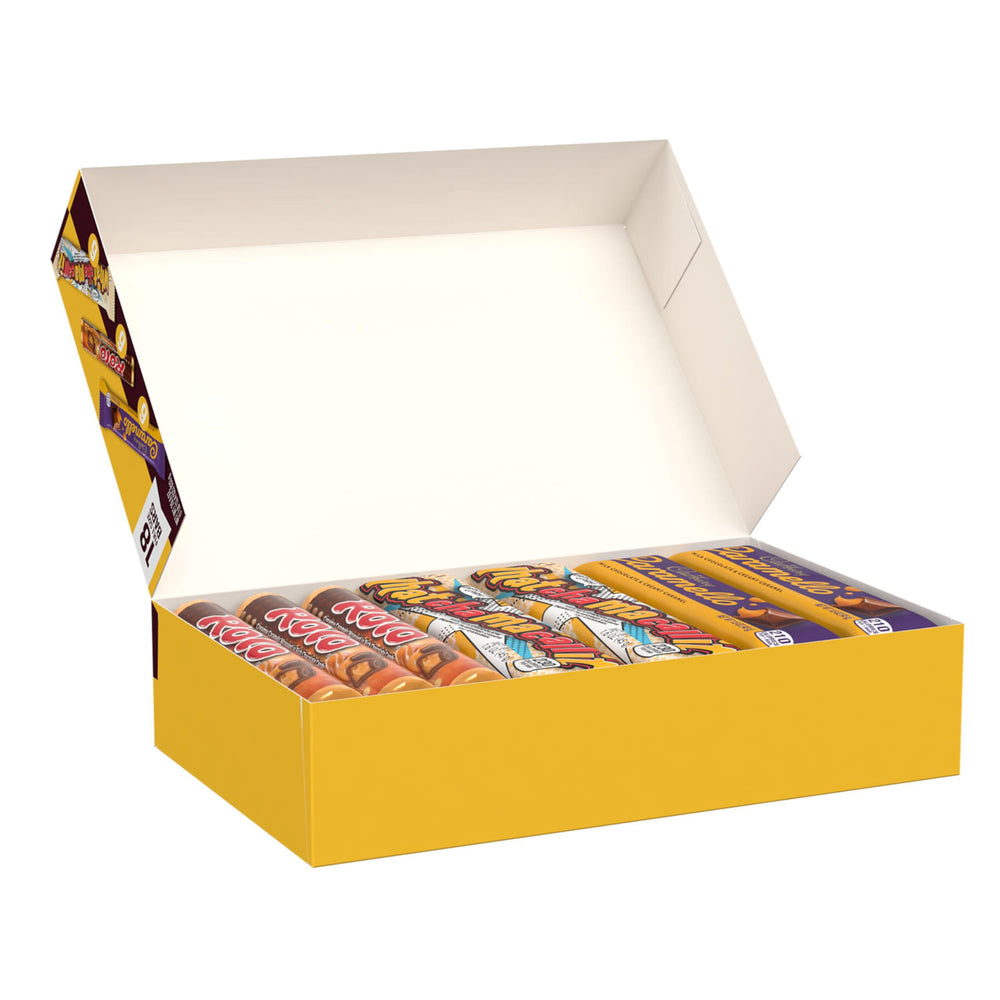 HERSHEY'S rollos ROLO apilados listos para servir en eventos