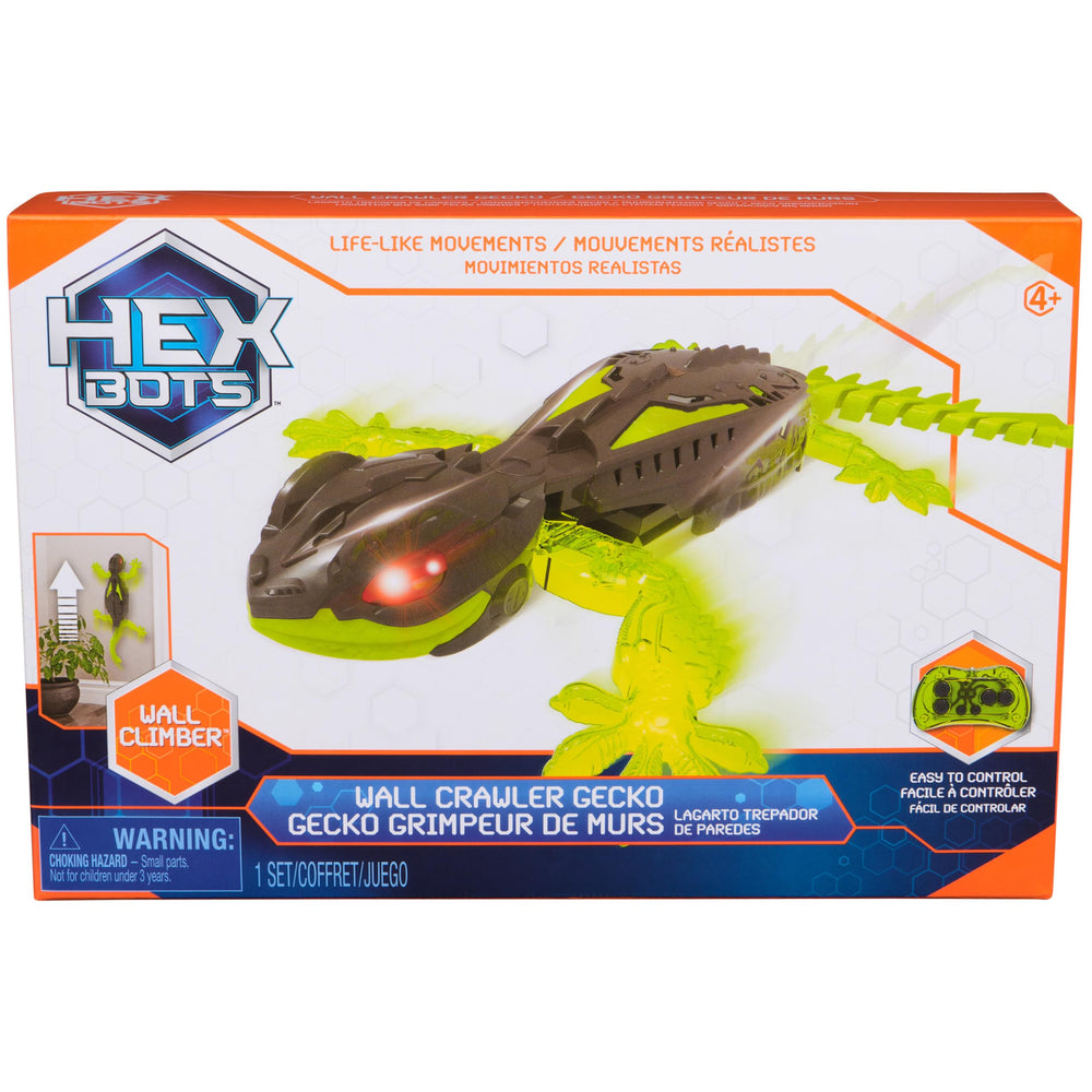 HEX BOTS cable USB conectado al gecko para recarga rápida y práctica