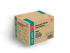 Heywood guantes nitrilo frente de caja con práctico empaque