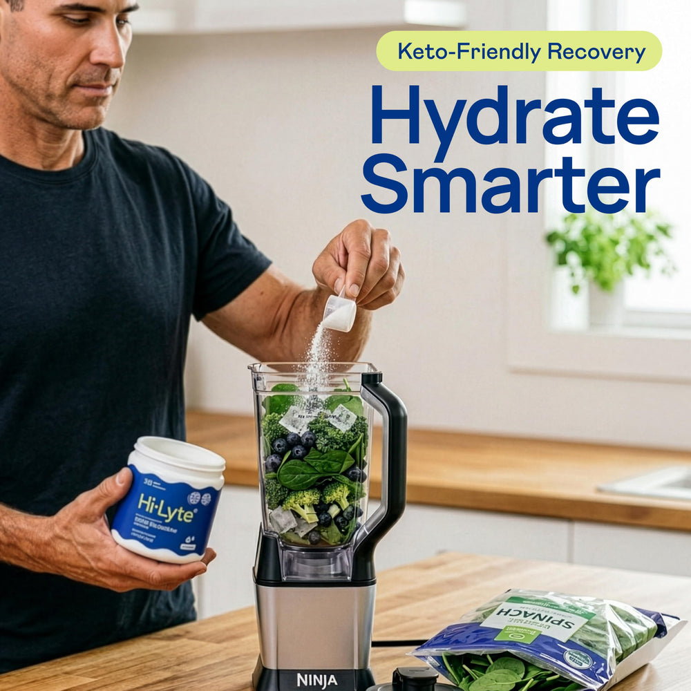 Hi-Lyte K1000 label and nutrition facts showing clean ingredients benefit