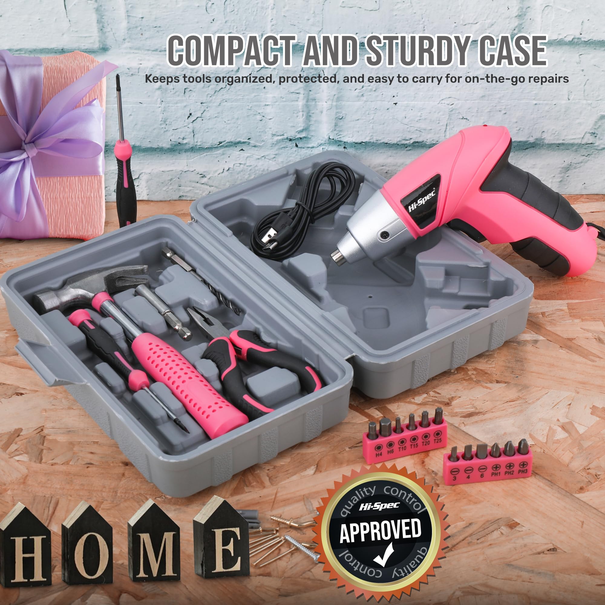 Hi-Spec embalaje y etiqueta mostrando contenido completo del kit