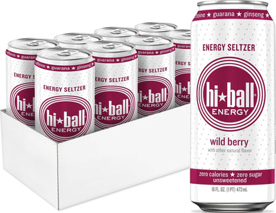 Hiball lata frontal Wild Berry mostrando diseño y claridad
