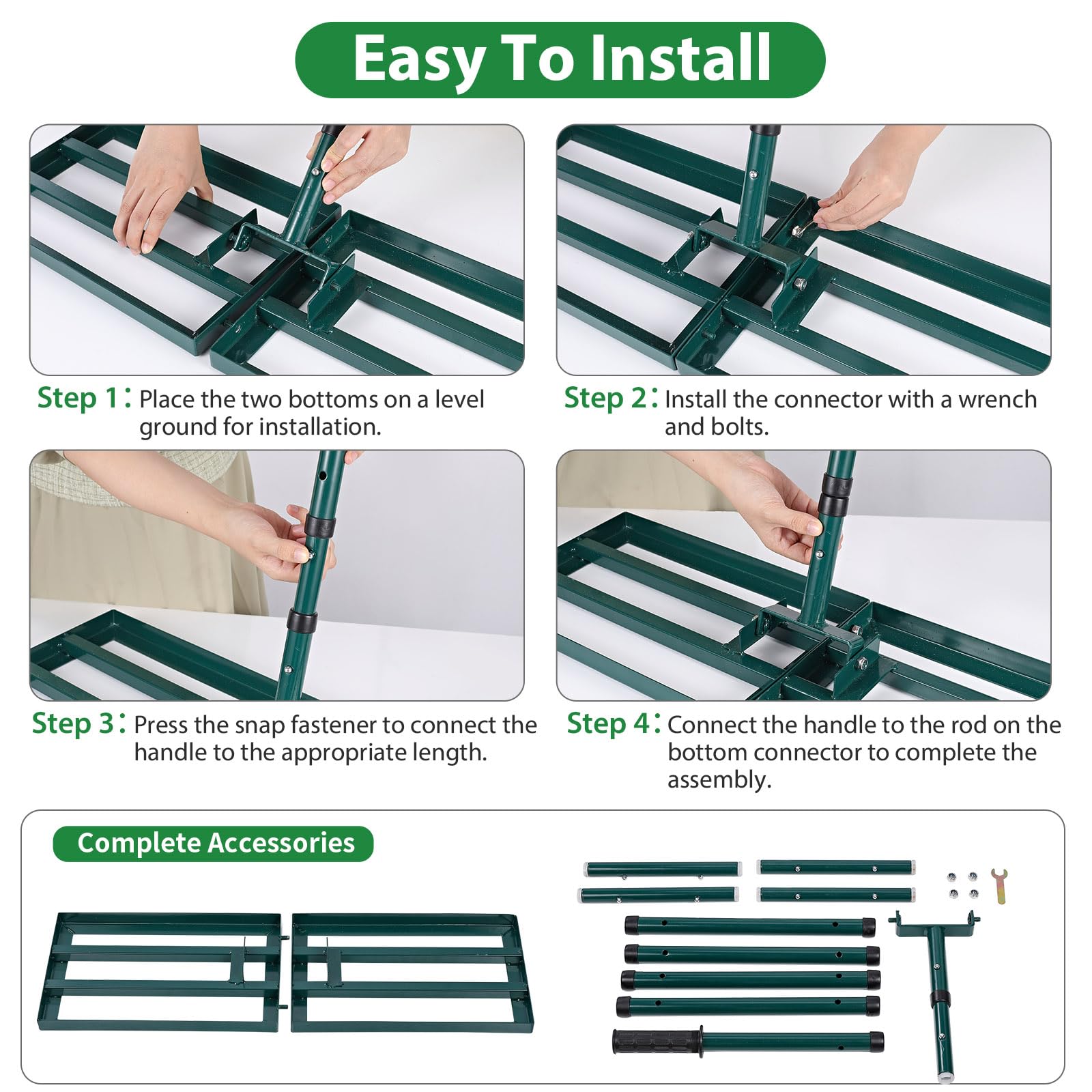 HIDALIFE disassembled and packed showing removable handle for compact storage