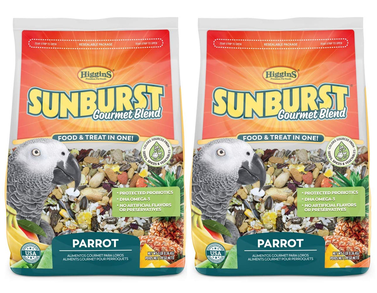 Higgins Sunburst empaque frontal mostrando diseño y peso en paquete y facilidad de almacenamiento