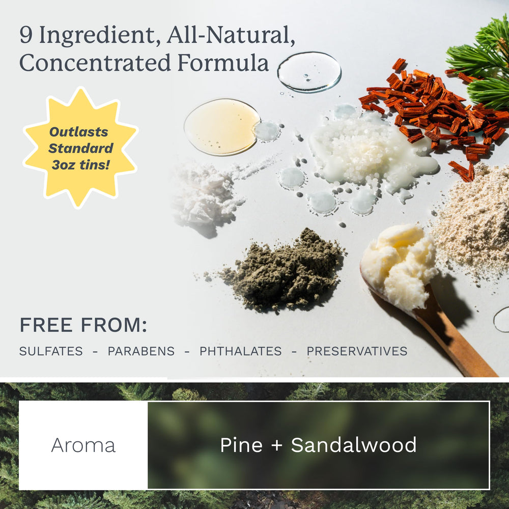 Highland etiqueta con lista de ingredientes naturales y beneficios nutritivos