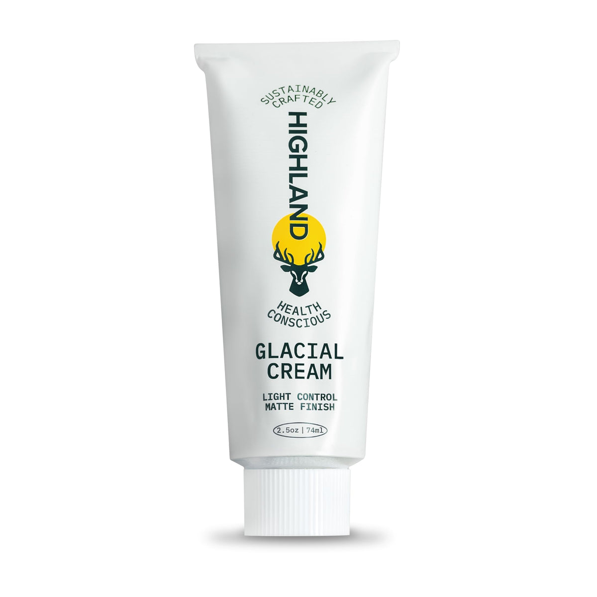 Highland envase frontal mostrando diseño y beneficio control suave