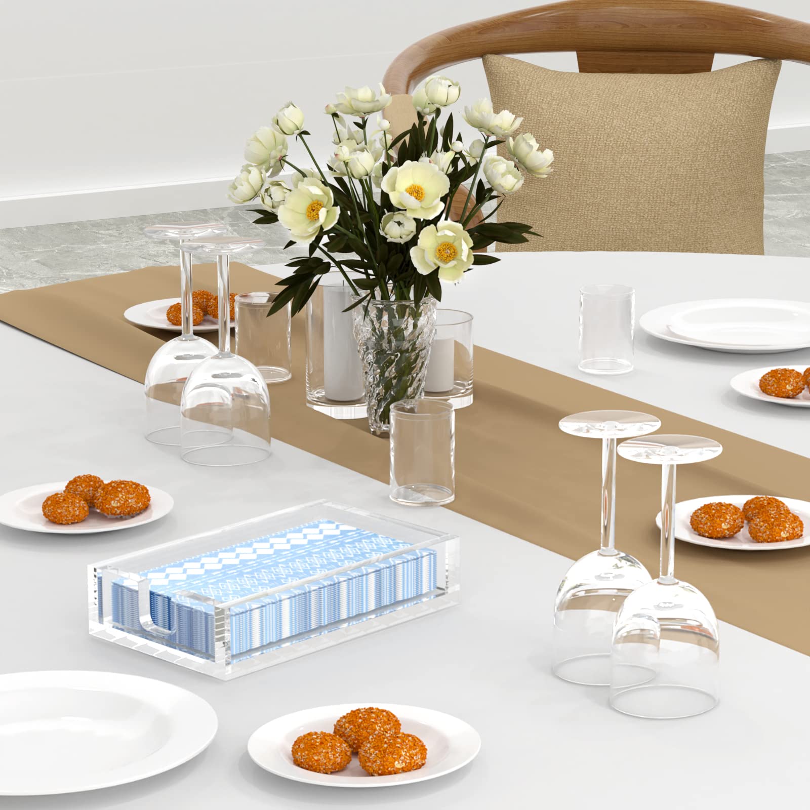 HIIMIEI en mesa de cocina integrado con decoración moderna
