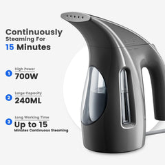 HiLIFE depósito de 240 ml en primera plana para largas sesiones de vapor