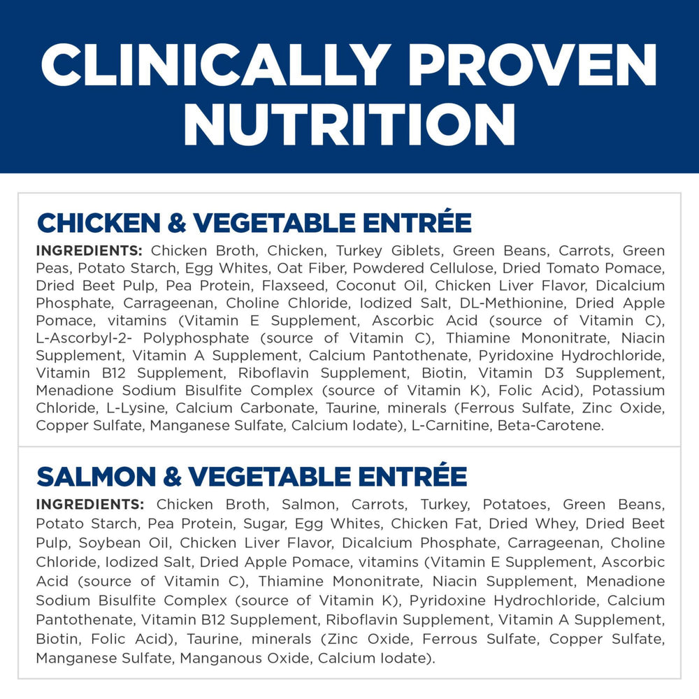 Hill's Science Diet can label nutrition details showing ingredient clarity