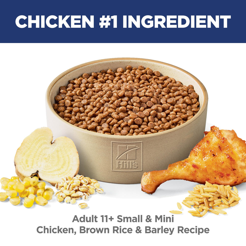 Hill's Science Diet vista de croqueta en primer plano que muestra tamaño adecuado para bocas pequeñas