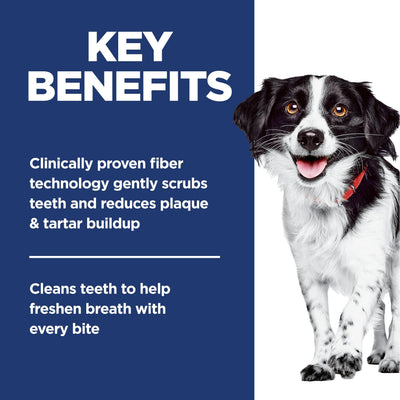 Hill's Science Diet detalle de croqueta que muestra textura limpiadora
