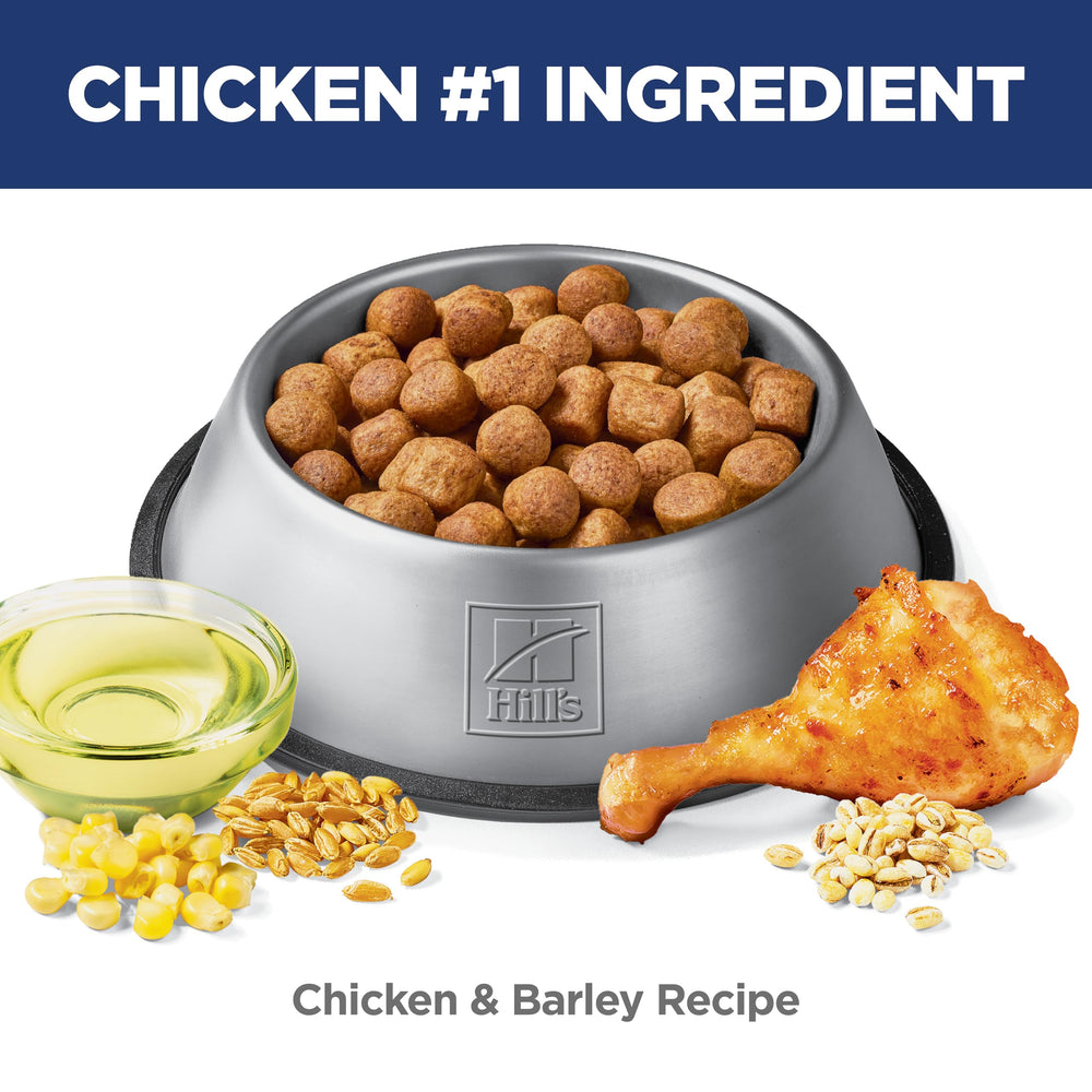 Hill's Science Diet ingredientes naturales en primer plano y calidad