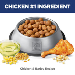 Hill's Science Diet ingredientes naturales en primer plano y calidad