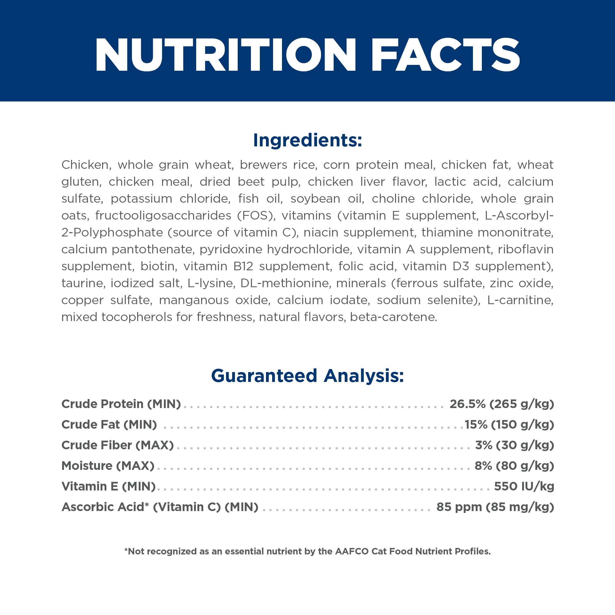 Hill's Science Diet gato comiendo, apoya salud digestiva y bienestar general