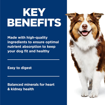 Hill's Science Diet ingredientes reales ternera y verduras visibles y saludables