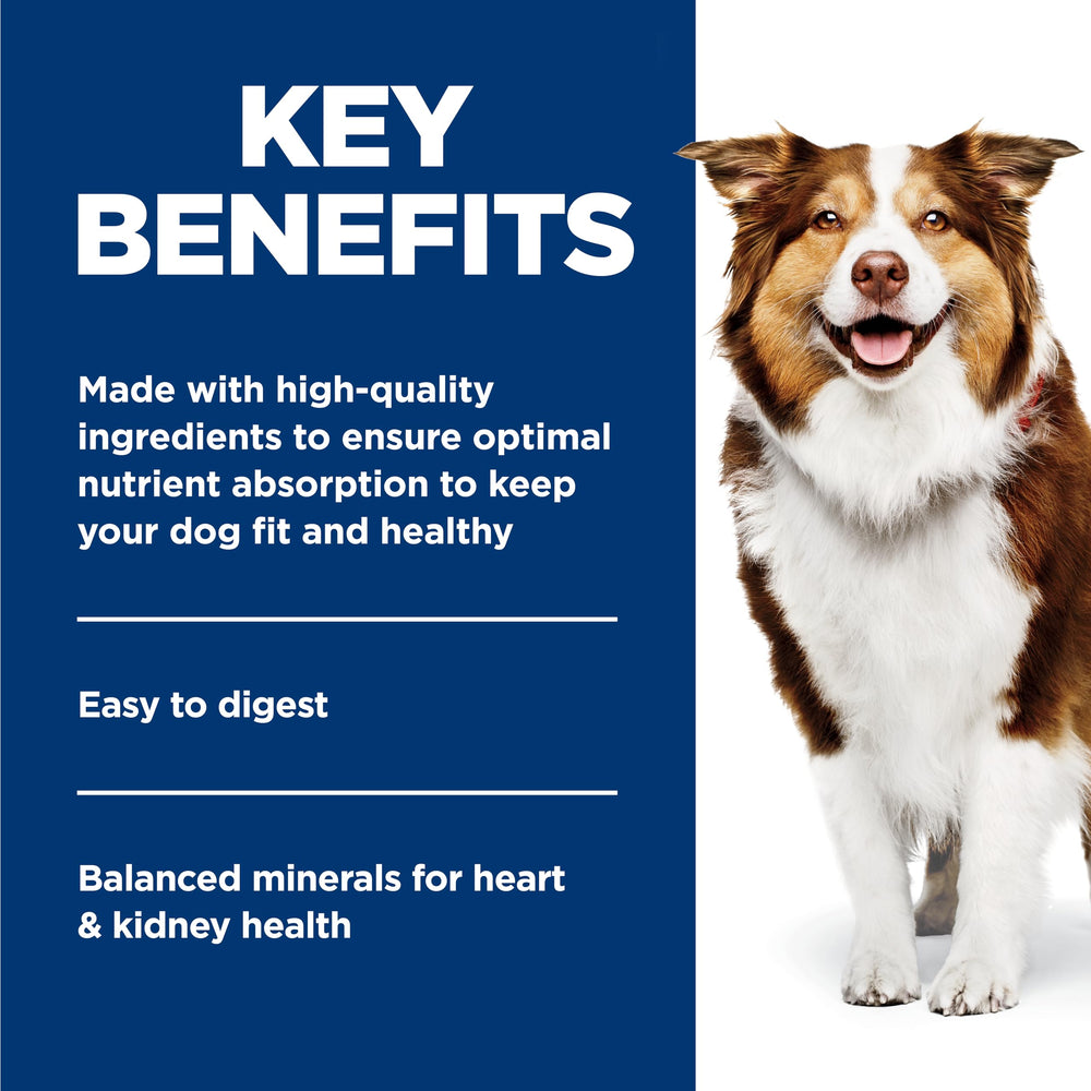 Hill's Science Diet ingredientes reales ternera y verduras visibles y saludables