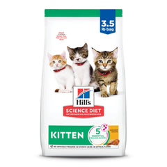 Hill's Science Diet frente del empaque mostrando fórmula para gatitos y confianza