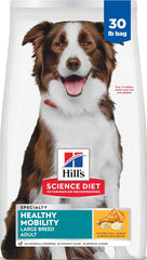 Hill's Science Diet paquete frontal mostrando fórmula para movilidad