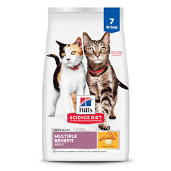 Hill's Science Diet paquete delantero mostrando envase y beneficios visibles