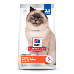 Hill's Science Diet empaque frontal mostrando fórmula Perfect Digestion y beneficios